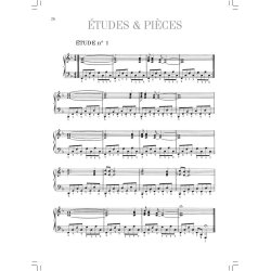 Piano Jazz - Exercices, menuets, &eacute;tudes &amp; pi&egrave;ces : &Eacute;dition en fran&ccedil;ais